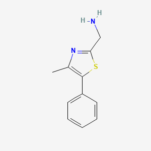 (4-Methyl-5-phenyl-1,3-thiazol-2-yl)methanamine