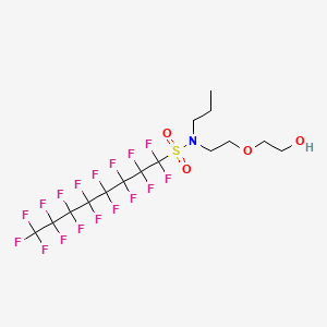 1,1,2,2,3,3,4,4,5,5,6,6,7,7,8,8,8-heptadecafluoro-N-[2-(2-hydroxyethoxy)ethyl]-N-propyloctane-1-sulfonamide