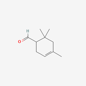 3-Cyclohexene-1-carboxaldehyde, 4,6,6-trimethyl-