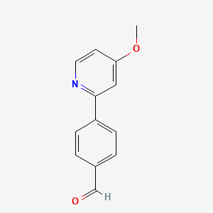 4-(4-Methoxy-2-pyridinyl)benzaldehyde