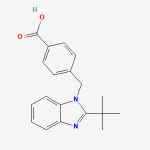 4-[[2-(1,1-Dimethylethyl)-1H-benzimidazol-1-yl]methyl]benzoic acid