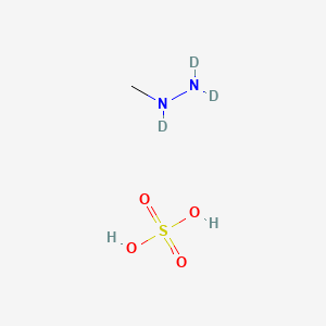 Sulfuric acid;1,1,2-trideuterio-2-methylhydrazine