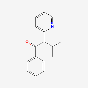 3-Methyl-1-phenyl-2-(pyridin-2-yl)butan-1-one