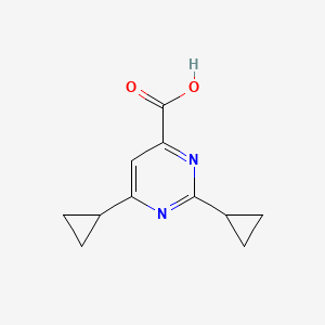 2,6-Dicyclopropylpyrimidine-4-carboxylic acid