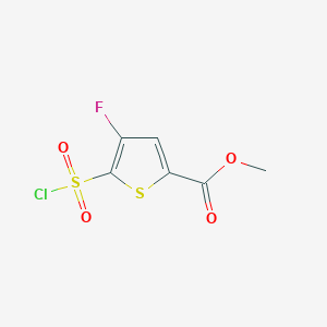 Methyl 5-(chlorosulfonyl)-4-fluorothiophene-2-carboxylate