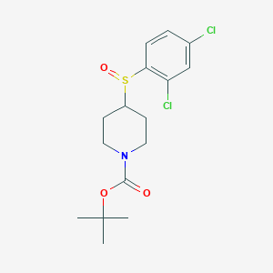 4-(2,4-Dichloro-benzenesulfinyl)-piperidine-1-carboxylic acid tert-butyl ester