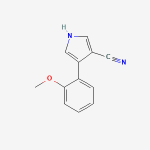 4-(2-Methoxyphenyl)-1H-pyrrole-3-carbonitrile