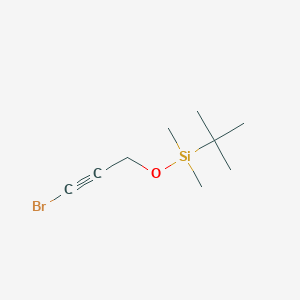 Silane, [(3-bromo-2-propynyl)oxy](1,1-dimethylethyl)dimethyl-