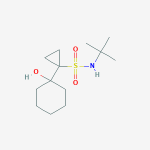 N-(1,1-Dimethylethyl)-1-(1-hydroxycyclohexyl)cyclopropanesulfonamide