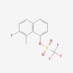 7-Fluoro-8-methylnaphthalen-1-yl trifluoromethanesulfonate