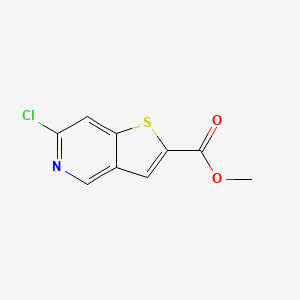 molecular formula C9H6ClNO2S B13980104 Methyl 6-chlorothieno[3,2-c]pyridine-2-carboxylate 