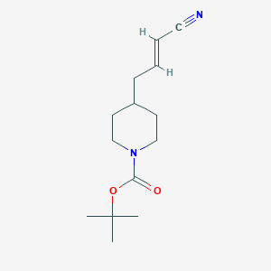 tert-butyl 4-[(2E)-3-cyanoprop-2-en-1-yl]piperidine-1-carboxylate