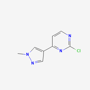 2-chloro-4-(1-methyl-1H-pyrazol-4-yl)pyrimidine