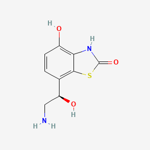 (r)-7-(2-Amino-1-hydroxyethyl)-4-hydroxybenzo[d]thiazol-2(3h)-one