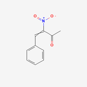 molecular formula C10H9NO3 B13980188 beta-Acetyl-beta-nitrostyrene 