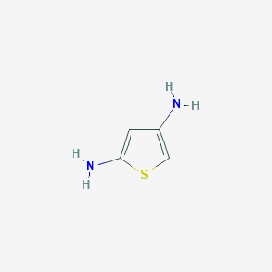 molecular formula C4H6N2S B13980191 2,4-Thiophenediamine CAS No. 89281-45-8