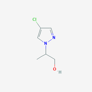 2-(4-chloro-1H-pyrazol-1-yl)propan-1-ol