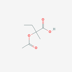 2-(Acetyloxy)-2-methylbutanoic acid