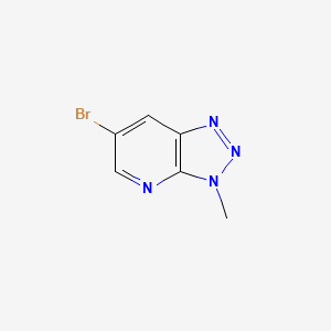 molecular formula C6H5BrN4 B1398027 6-Bromo-3-methyl-3h-[1,2,3]triazolo[4,5-b]pyridine CAS No. 1257554-00-9