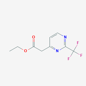 Ethyl 2-[2-(trifluoromethyl)pyrimidin-4-yl]acetate