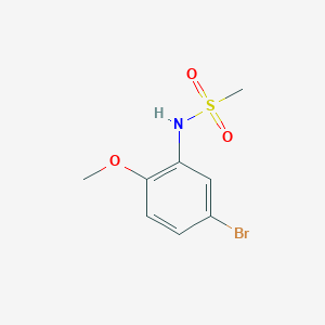 molecular formula C8H10BrNO3S B13980307 N-(5-bromo-2-methoxyphenyl)methanesulfonamide 