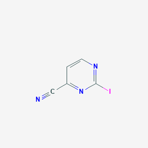 2-Iodopyrimidine-4-carbonitrile