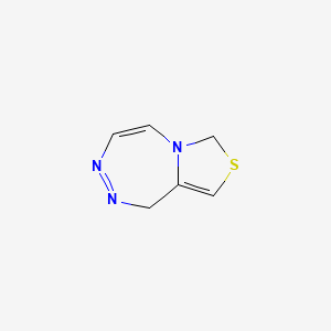 molecular formula C6H7N3S B13980395 1H,7H-[1,3]Thiazolo[4,3-d][1,2,5]triazepine CAS No. 512174-80-0