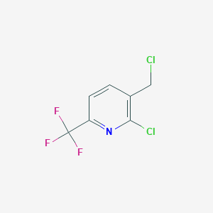 molecular formula C7H4Cl2F3N B1398052 2-氯-3-(氯甲基)-6-(三氟甲基)吡啶 CAS No. 917969-77-8