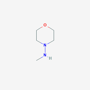 molecular formula C5H12N2O B13980595 N-morpholinomethanamine 