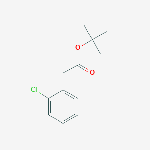 molecular formula C12H15ClO2 B13980599 Tert-butyl 2-(2-chlorophenyl)acetate 