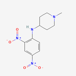 molecular formula C12H16N4O4 B1398061 N-(2,4-二硝基苯基)-1-甲基哌啶-4-胺 CAS No. 925216-76-8