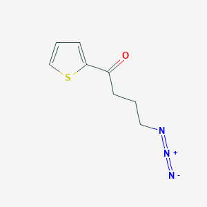 molecular formula C8H9N3OS B1398063 4-叠氮基-1-(2-噻吩基)丁酮 CAS No. 849052-09-1