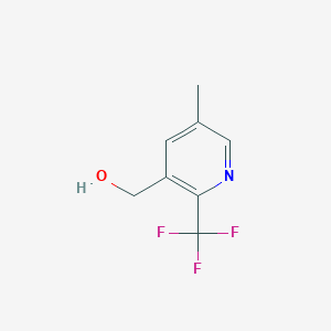 molecular formula C8H8F3NO B13980678 [5-Methyl-2-(trifluoromethyl)pyridin-3-yl]methanol 