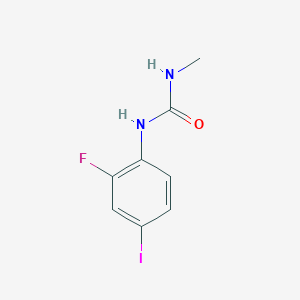 molecular formula C8H8FIN2O B1398081 1-(2-Fluoro-4-iodophenyl)-3-methylurea CAS No. 871700-37-7