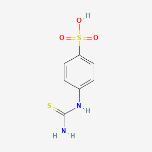 4-(Carbamothioylamino)benzene-1-sulfonic acid