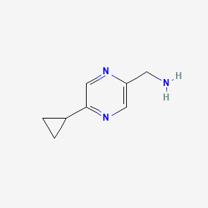 (5-Cyclopropylpyrazin-2-YL)methanamine