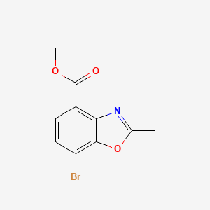 Methyl 7-bromo-2-methylbenzo[d]oxazole-4-carboxylate