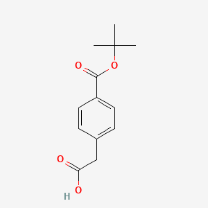 molecular formula C13H16O4 B1398091 2-(4-(叔丁氧羰基)苯基)乙酸 CAS No. 732308-82-6