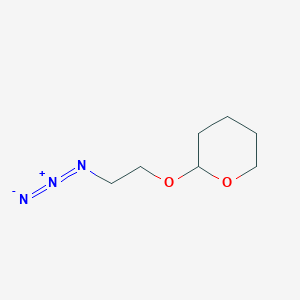 molecular formula C7H13N3O2 B1398094 2-(2-Azidoethoxy)tetrahydropyran CAS No. 835625-50-8