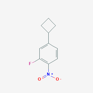 4-Cyclobutyl-2-fluoro-nitrobenzene