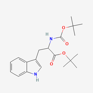 molecular formula C20H28N2O4 B13980947 Boc-DL-tryptophan tert-butyl ester 