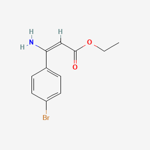 (E)-Ethyl 3-amino-3-(4-bromophenyl)acrylate