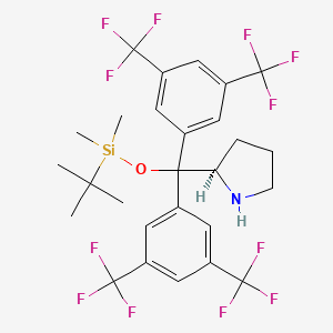 (R)-2-(Bis(3,5-bis(trifluoromethyl)phenyl)((tert-butyldimethylsilyl)oxy)methyl)pyrrolidine