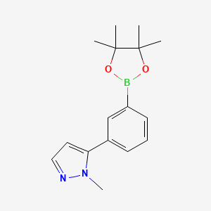 1-Methyl-5-[3-(4,4,5,5-tetramethyl-1,3,2-dioxaborolan-2-yl)phenyl]pyrazole