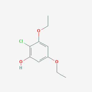 2-Chloro-3,5-diethoxyphenol