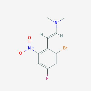 (E)-2-(2-bromo-4-fluoro-6-nitrophenyl)-N,N-dimethylethenamine