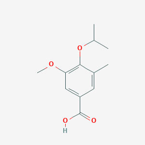 3-Methoxy-5-methyl-4-propan-2-yloxybenzoic acid