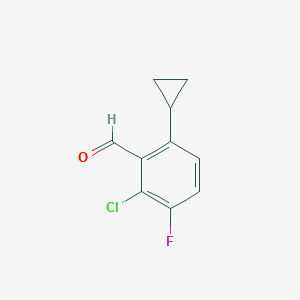 2-Chloro-6-cyclopropyl-3-fluorobenzaldehyde