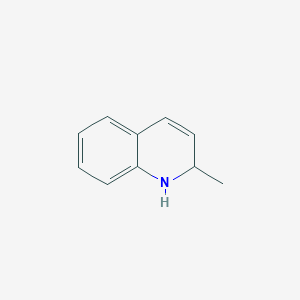 molecular formula C10H11N B13981093 Quinoline, 1,2-dihydro-2-methyl- CAS No. 1125-81-1