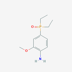 molecular formula C11H18NO2P B13981115 4-(Diethylphosphoryl)-2-methoxyaniline 